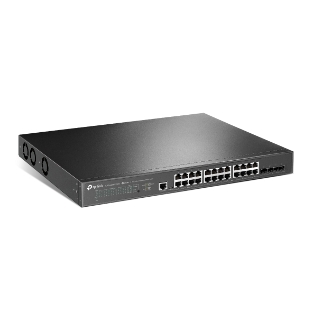 Коммутатор управляемый TP-Link TL-SG3428XPP-M2 JetStream уровня 2+ с 24 портами 2,5 Gbит/с (8 портов PoE++, 16 портов PoE+) и 4 портами SFP+ 10 Gbит/с