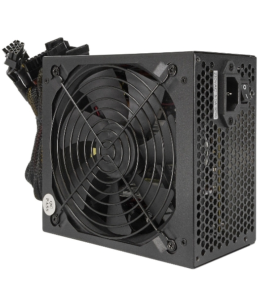 Блок питания CROWN CM-PS450W PRO OEM, 450Вт, 80 PLUS Silver, 120мм, черный