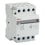 Контактор модульный КМ 40А 4NO 230В AC (3 мод.) AVERES EKF km-av-3-40-40-230V, фото 1