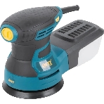 Шлифмашина эксцентриковая FIT OS-350, 350 Вт, 3000-13000 об/мин, 125 мм, 1,5 кг, липучка, пластик. контейнер, коробка, фото 1