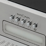 Вытяжка встраиваемая Krona Ameli Light 600 PB нержавеющая сталь, 52.5 см, 633 куб. м/ч, 44 дБ, фото4