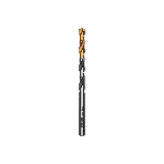 Сверло спиральное по металлу Denzel 5 x 86мм, Р6М5, Golden Tip, многогранная заточка, фото 1