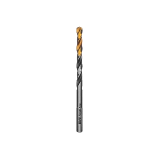 Сверло спиральное по металлу Denzel 5 x 86мм, Р6М5, Golden Tip, многогранная заточка