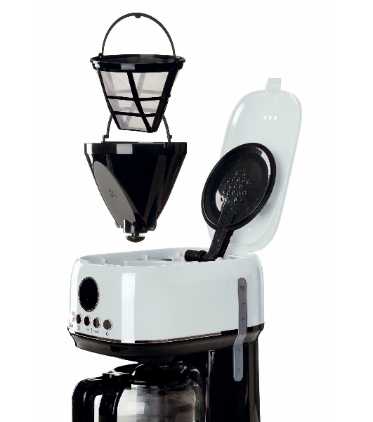 Кофеварка капельная Ariete 00M139601AR0 белый, молотый, 1,5 л. 900 Вт