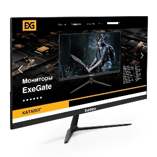 Монитор 23.8' ExeGate SmartView EP2407TA IPS 1920x1080, 75 Гц, 5 мс, 16:9, 250 кд/м2, 1xHDMI, 1xDP, 1xVGA, 1x3.5 мм, черный