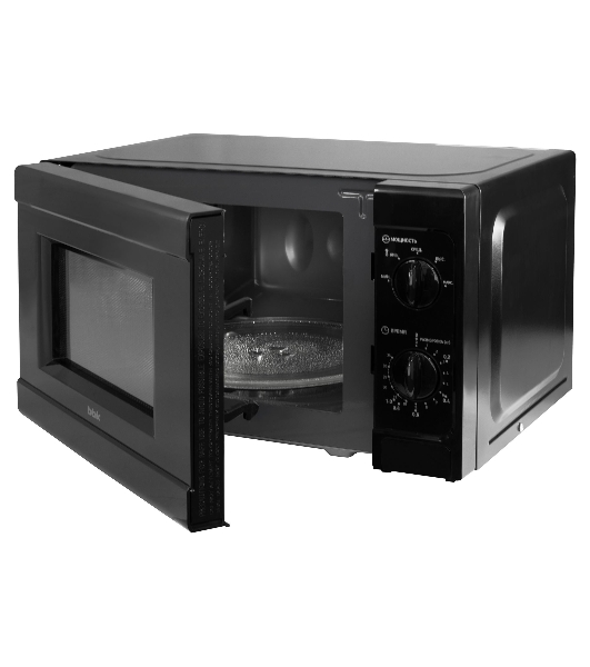 Микроволновая печь BBK 20MWS-709M/B черный, 20 л, 700 Вт, переключатели - поворотный механизм