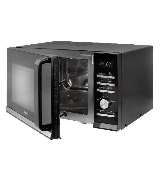 Микроволновая печь BBK 25MWC-991T/B черный/серебристый, 25 л, 900 Вт, переключатели - кнопки, поворотный механизм