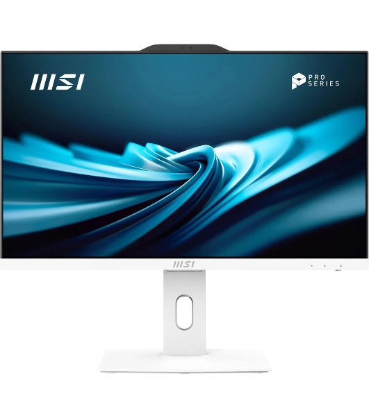 Моноблок MSI PRO AP242P 14M-668XRU 23.8'(1920x1080 IPS)/Intel Core i7 14700(2.1Ghz)/16Gb/512PCISSDGb/noDVD/Int:Intel UHD Graphics 770/Cam/BT/WiFi/-/war 1y/4.63kg/White/DOS + Wireless KB+M (9S6-AE0622-1058)