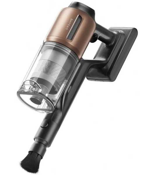 Пылесос вертикальный Dreame Z20 AquaCycle черный/бронзовый, питание от аккумулятора, 250 Вт, уборка влажная/сухая, пылесборник 0.6 л