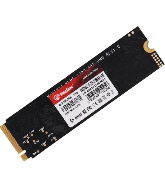 Накопитель SSD M.2 KingSpec NX-1Tb, PCIe 3.0 x4, NVMe, R/W 3400/3100