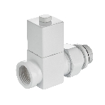 Набор дизайн-вентилей Royal Thermo CUBE, прямой (белый) 1/2', фото4
