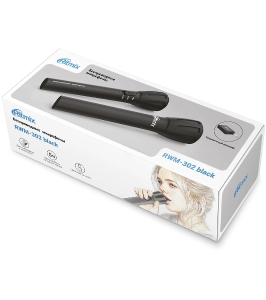 Микрофон Ritmix RWM-302 черный