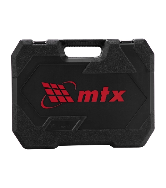 Набор инструментов, 1/2', 1/4', пластиковый кейс 76 предметов MTX