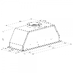Вытяжка встраиваемая Zigmund & Shtain K 016.5 W белый, 52 см, 1050 куб. м/ч, 60 дБ, фото4