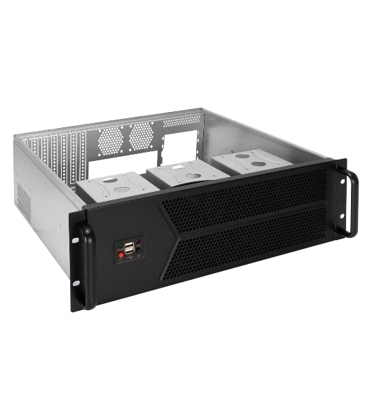 Серверный корпус ExeGate Pro 3U450-12 (RM 19', высота 3U, глубина 450, БП 2U-700ADS, 2*USB)