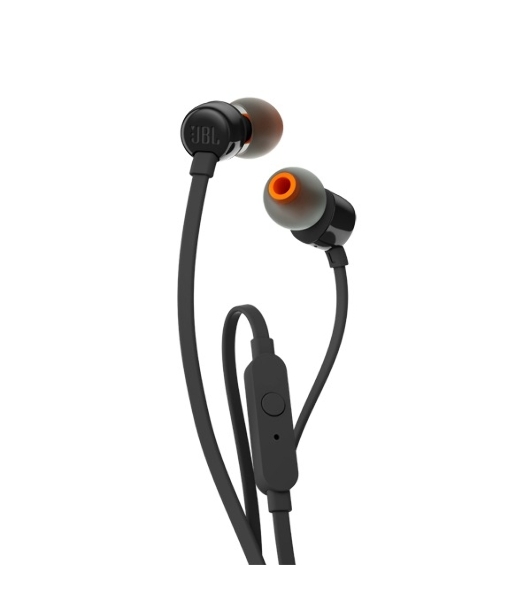 Проводные наушники JBL Tune 110 черный, внутриканальные, Jack 3.5 мм