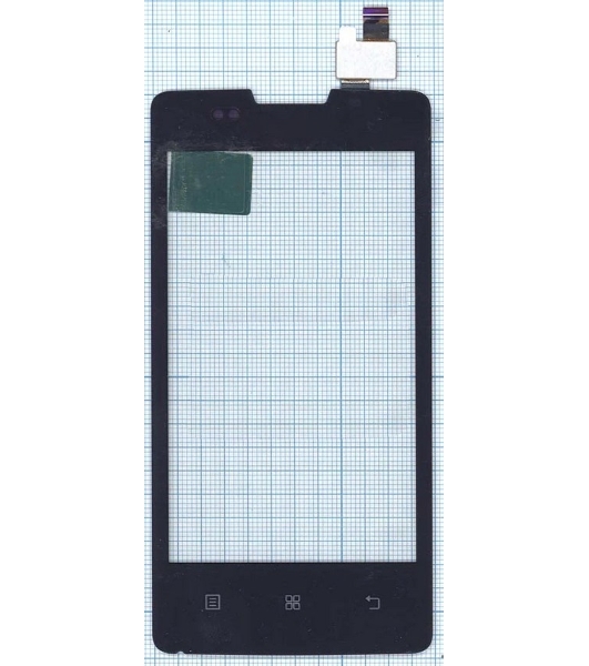 Сенсорное стекло (тачскрин) для Lenovo A600e, черный