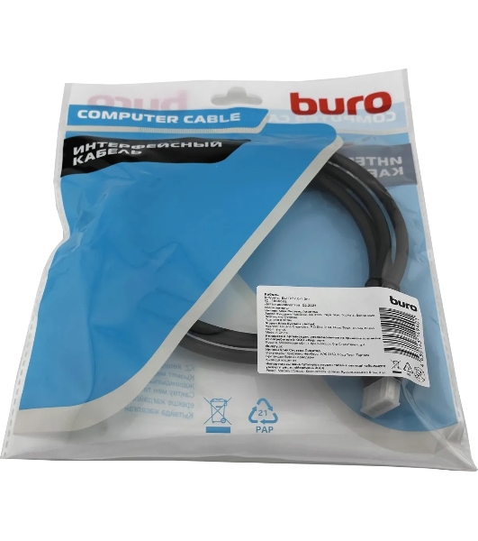 Кабель аудио-видео Buro DisplayPort (m)/DisplayPort (m) 1.5м. черный