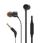 Проводные наушники JBL Tune 110 черный, внутриканальные, Jack 3.5 мм, фото 1