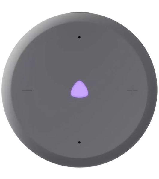 Умная колонка Яндекс Станция Лайт 2, 6Вт, компактная, 1 динамик, Matter, Wi-Fi, Bluetooth 5.0, Алиса, серый
