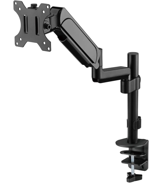 Кронштейн для мониторов ЖК Digma D-MM201 черный 17'-32' макс.9кг крепление к столешнице поворот и наклон