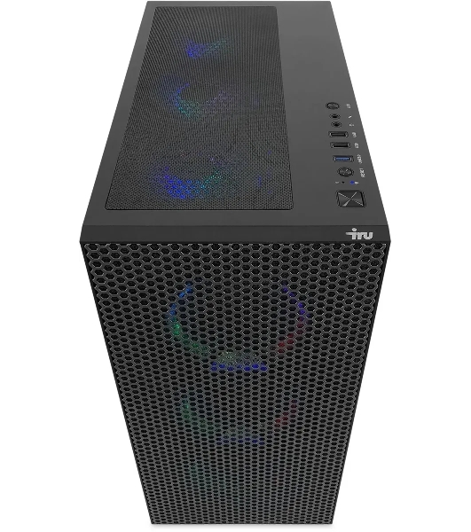 Компьютер IRU Tactio 510B7GP TWR i7 13700F (2.1) 32Gb SSD1Tb RTX5060TI 8Gb FreeDOS GbitEth 650W черный (RUS) (2146239)