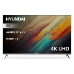 Телевизор Hyundai 55' H-LED55BU7006 черный LED UHD 60Hz Smart TV, фото 1