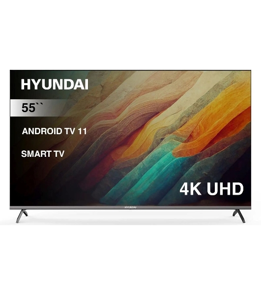 Телевизор Hyundai 55' H-LED55BU7006 черный LED UHD 60Hz Smart TV