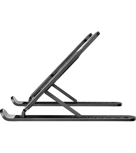 Подставка для ноутбука Buro BU-LS100 260x20x60мм 220г пластик ABS черный