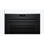 Встраиваемый духовой шкаф Bosch HRG232EB3 Serie 4 с добавлением пара Bosch, Auto Pilot 15, объем 71 л, 8 режимов нагрева, 3D Hotair, Soft move door,телескопические направляющие 1уровень,гидролиз+каталитическая очистка задней стенки,сенсорное управление,черный+профиль из нержавеющей стали, фото6