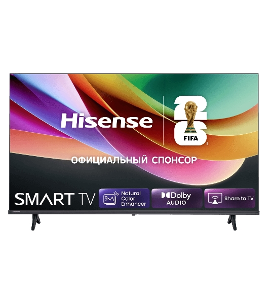 Телевизор Hisense 32' 32A4S черный DLED HD Ready 60Hz Smart TV