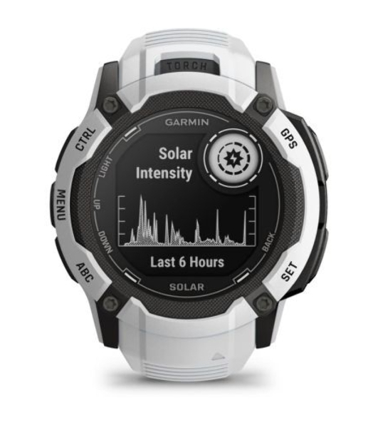 Умные часы Garmin Instinct 2X Solar, 1.0' MIP, 5G, Bluetooth, IPX7, белый