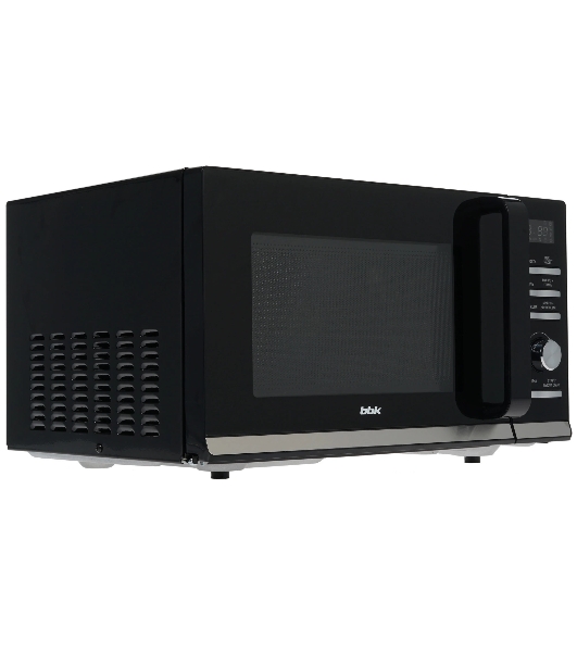 Микроволновая печь BBK 25MWC-991T/B черный/серебристый, 25 л, 900 Вт, переключатели - кнопки, поворотный механизм