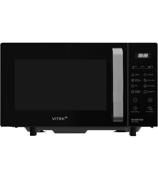 Микроволновая печь Vitek VT-MW2123 черный, 23 л, 900 Вт, переключатели — сенсор