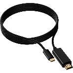 Кабель-переходник аудио-видео Buro USB Type-C (m)/HDMI (m) 1.5м. черный, фото 1