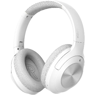 Беспроводные наушники A4Tech Bloody BH220 белый, полноформатные, Bluetooth, до 80 ч