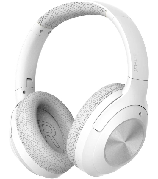 Беспроводные наушники A4Tech Bloody BH220 белый, полноформатные, Bluetooth, до 80 ч