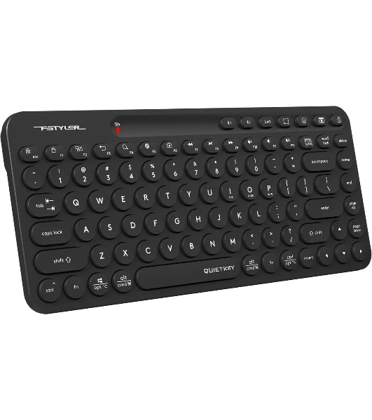Клавиатура беспроводная A4Tech Fstyler FBK36C AS, USB, Bluetooth/Радиоканал, черный