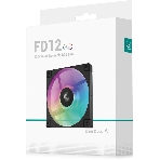 Вентилятор для корпуса DEEPCOOL FD12 черный, 120 мм, 2050 об/мин, 26.9 дБ, 4 pin, фото2