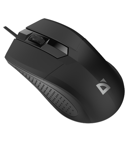 Мышь проводная Defender Optimum MB-270 черный, 1200 dpi, USB, кнопки - 3