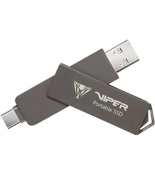 Внешний SSD Patriot Viper PVP30 USB-C 1Tb 2.5' USB-A черный