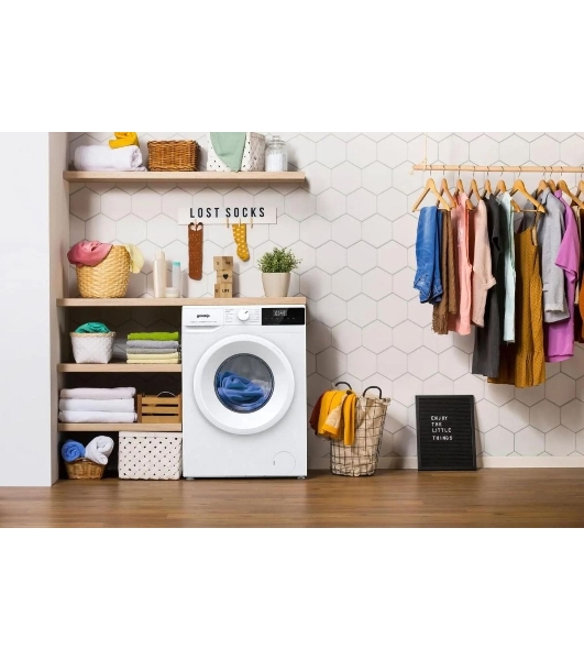 Стиральная машина Gorenje WNHPI84AS/R белый, загрузка фронтальная 8 кг, 1400 об/мин., класс: А