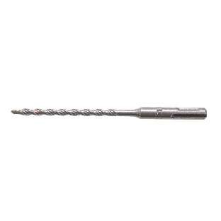 Бур по бетону Denzel двойная спираль, Cobalt W-tip, 6x160 мм, SDS PLUS