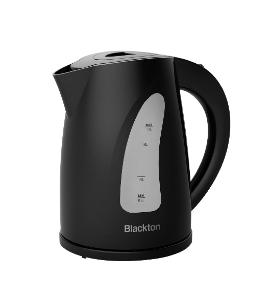 Электрочайник Blackton Bt KT1706P черный, 1.7 л, 2200 Вт, скрытый нагревательный элемент