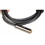 Кабель аудио FORCE FLC-04/31/4' TRS Jack (M) - 1/4' TRS Jack (F), высококачественный, может использоваться как удлинитель для наушников, диаметр 6 мм, металлические корпуса, позолоченные разъемы, длина 3 м, фото4