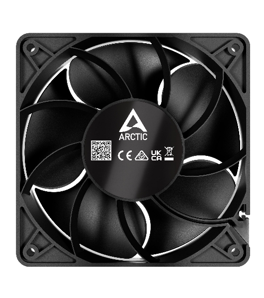 Вентилятор для корпуса Arctic S12038-8K черный, 120 мм, 8000 об/мин, 4 pin