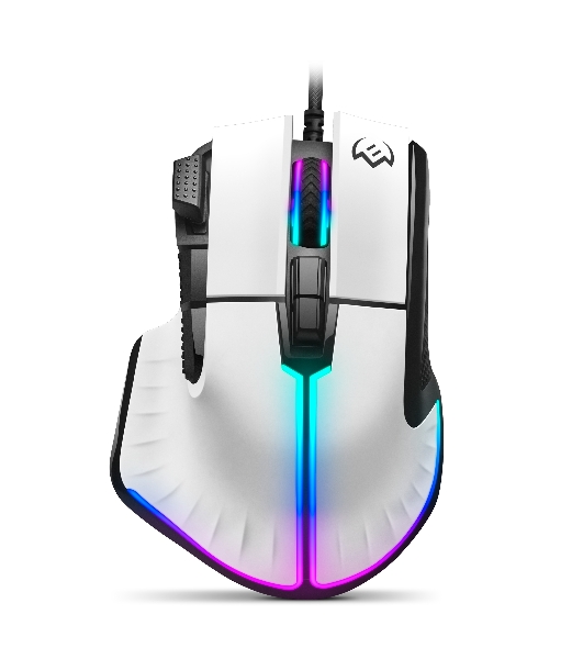 Мышь проводная SVEN RX-G990 белый, 12400 dpi, USB, кнопки - 9