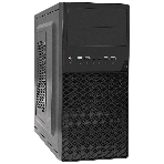Компьютерный корпус Minitower ExeGate BA-203U-UNS450 (mATX, БП UNS450 с вент. 12см, 3хUSB+1хUSB 3.0, аудио, черный), фото 1