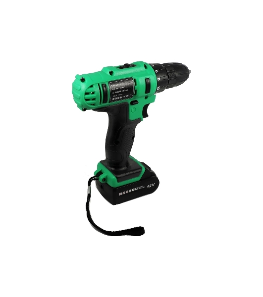 Дрель-шуруповерт Zitrek Greenpower 12-Li, 12 В, 1,5 Ач, 32 Нм, щеточный