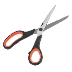 Ножницы LARA LR05-90 BLISTER 21,5 см, прорезиненные ручки, сверхострая заточка, нержавеющая сталь 2CR14, фото3